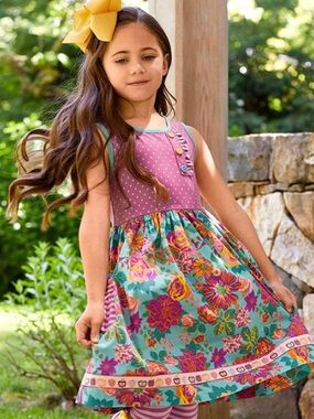 Matilda Jane girls “Picture Day” dress size 6